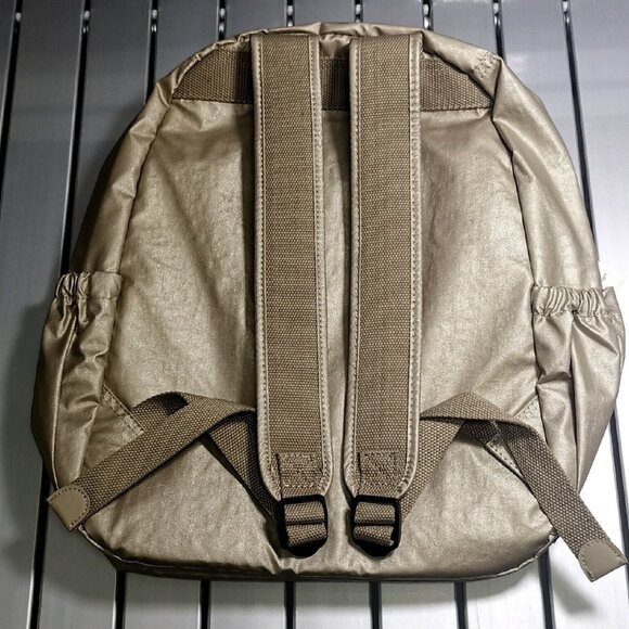 brand new Kipling reduced Large 44cm 15" Laptop Seoul Backpack gold - Picture 2 of 9